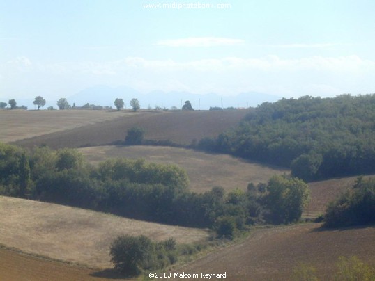 The rolling Lauragais Hills