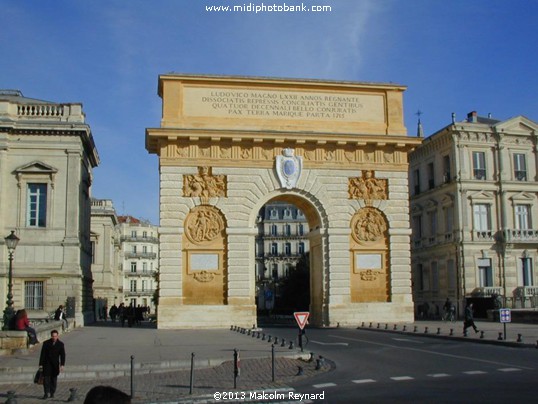  l'Arc de Triomphe à Montpellier