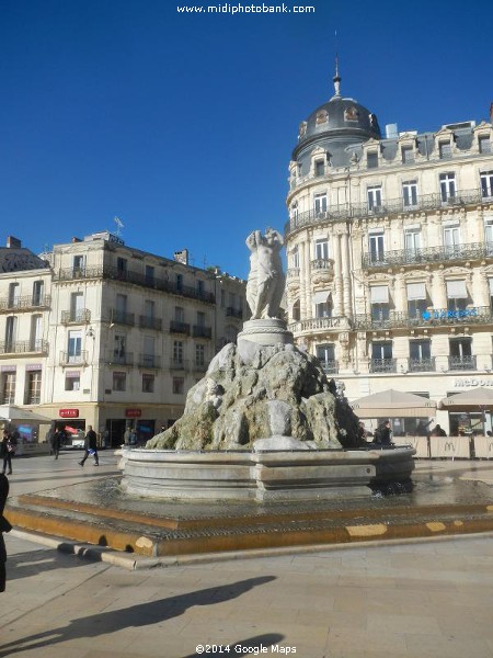 Place de la Comédie in Montpellier