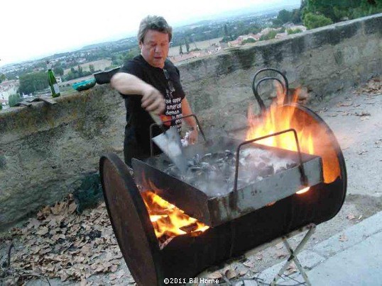 Summertime "Al Fresco" dining in Béziers