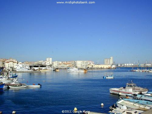 Sète - the eastern end of the Midi Canal