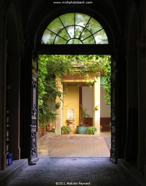  A Courtyard on the "Allées Pierre-Paul Riquet" in Béziers