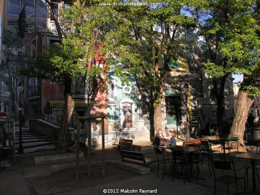 A nice quiet Square in Montpellier