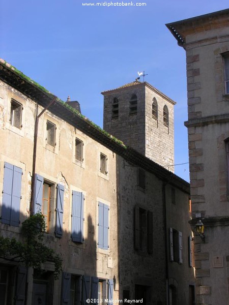 The small town of Lagrasse in the Corbières Hills