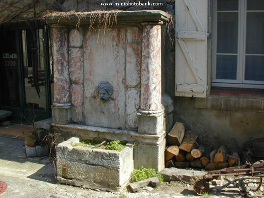 The small town of Lagrasse in the Corbières Hills