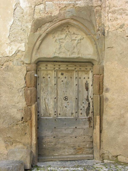 The small town of Lagrasse in the Corbières Hills