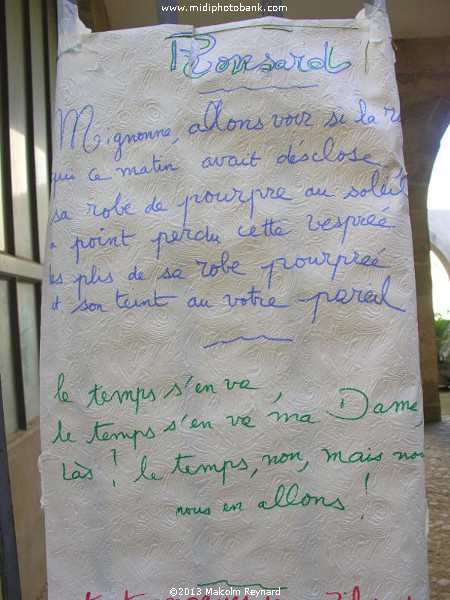 Poetry" in the "Quartier" St Jacques of Béziers