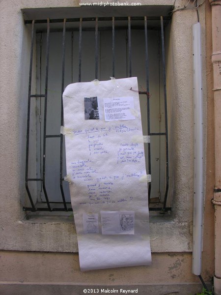 Poetry" in the "Quartier" St Jacques of Béziers