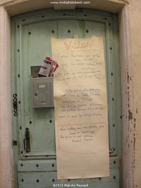 Poetry" in the "Quartier" St Jacques of Béziers