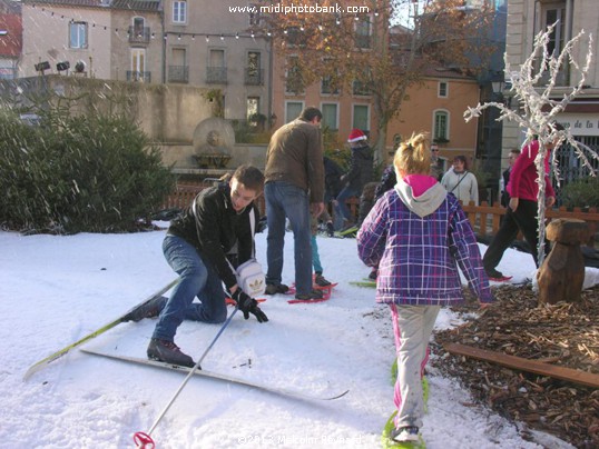 Christmas Snow in Béziers