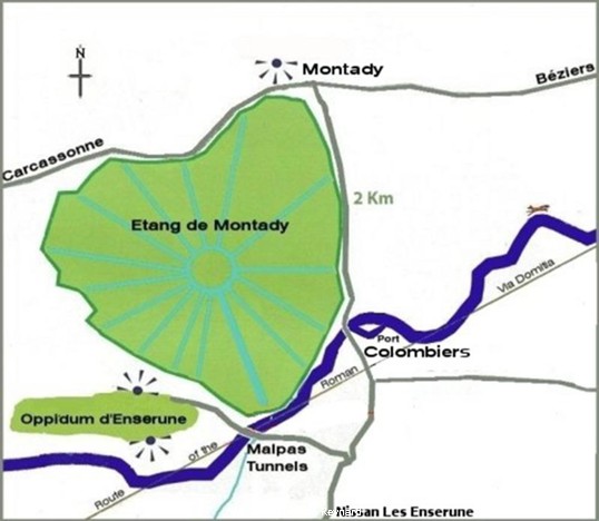 A Walk around the Malpas Tunnel & the Etang de Montady