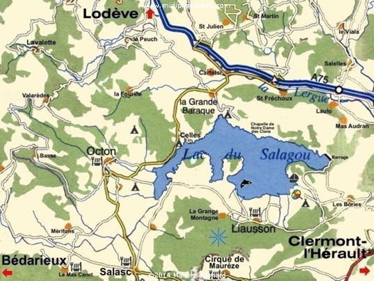 The 'Lac de Saligou" - Hérault