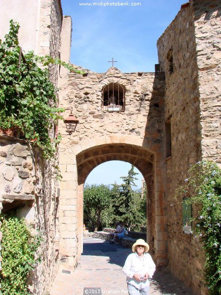 Castelnou – one of the "Plus Beaux Villages de France"