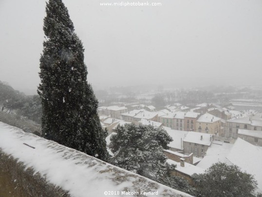 Béziers in the Snow