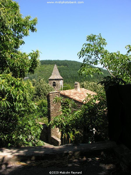 The tiny Village of "Combes", in the mountains of the "Haut Languedoc Regional Park"