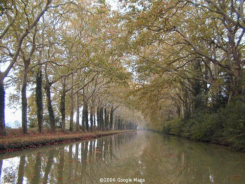 Midi Canal in autumn