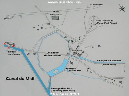 Maps of The Canal du Midi