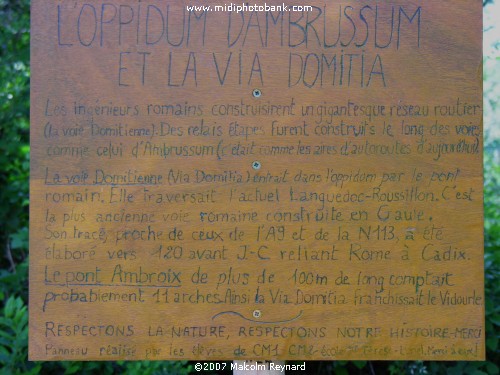 Via Domitia & The Oppidum d'Ambrussum