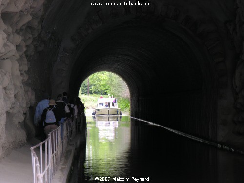 The Tunnel of "Malpas" on the Canal du Midi