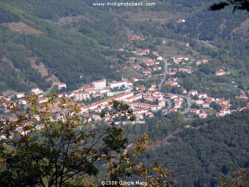 View from Le Ventous Naturiste Camping