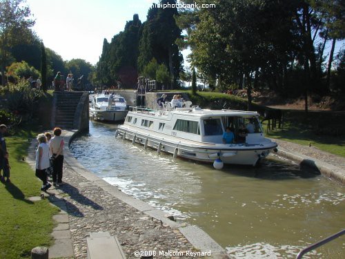 Canal du Midi - Puichèric Double Lock