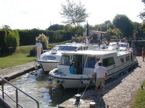 Canal du Midi - Puichèric Double Lock