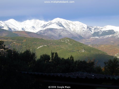 Early morning sunshine on the Pyrénées