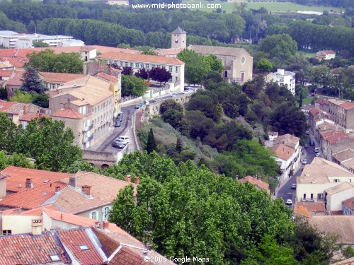 Looking down on the "Quartier St Jacques"