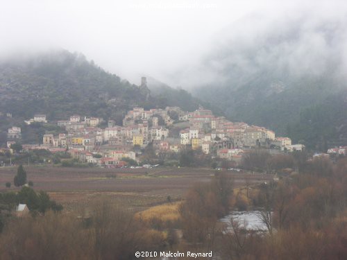 Roquebrun in Midwinter