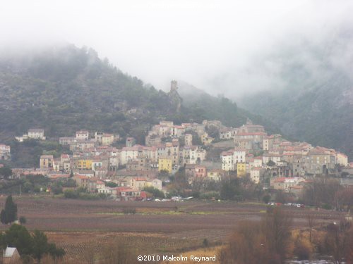 Roquebrun in Midwinter