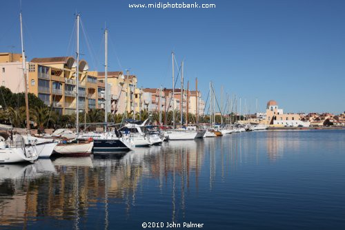 The Mediteranean Port/Marina of Gruissan