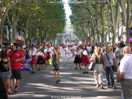 The "Béziers August Festival" (Feria d'Août)