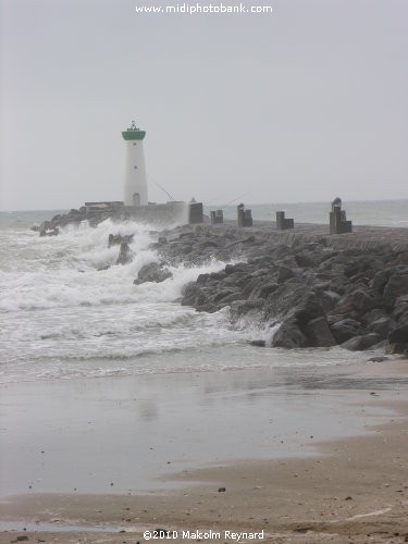 Stormy Mediterranean Sea