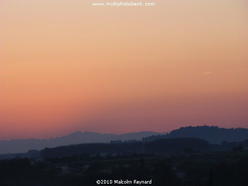 Sunset over the Montagne Noir