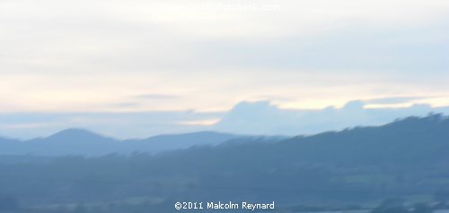 Twilight over the Corbières