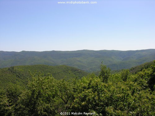 The tiny Village of "Combes", in the mountains of the "Haut Languedoc Regional Park"