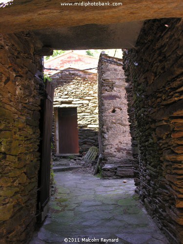 The tiny Village of "Combes", in the mountains of the "Haut Languedoc Regional Park"