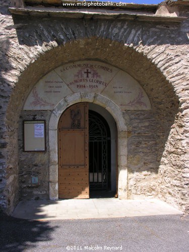 The tiny Village of "Combes", in the mountains of the "Haut Languedoc Regional Park"