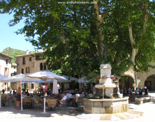 Saint Guilhem-le-Désert in the Cevennes Mountain Range