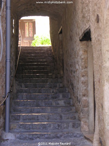 Saint Guilhem-le-Désert in the Cevennes Mountain Range