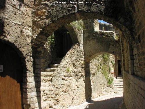 Saint Guilhem-le-Désert in the Cevennes Mountain Range