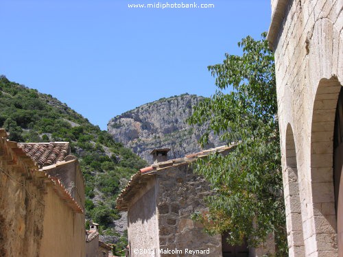 Saint Guilhem-le-Désert in the Cevennes Mountain Range