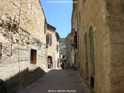 Saint Guilhem-le-Désert in the Cevennes Mountain Range