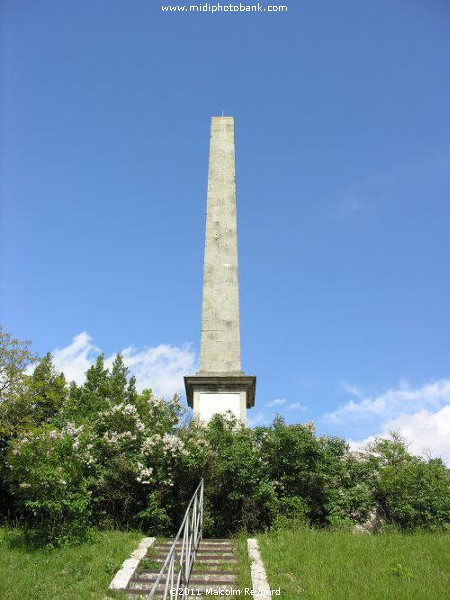 Canal du Midi - The Obelisk to Pierre Paul Riquet