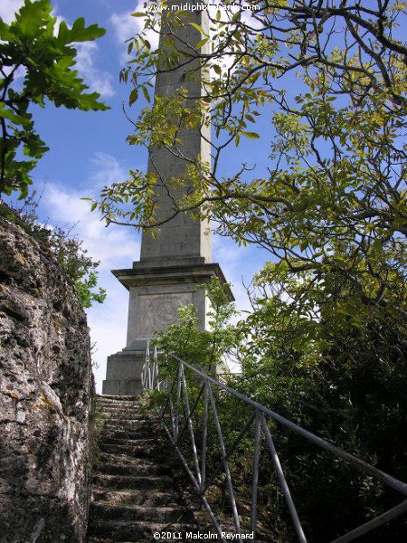 Canal du Midi - The Obelisk to Pierre Paul Riquet -  "les Pieres de Naurouze"