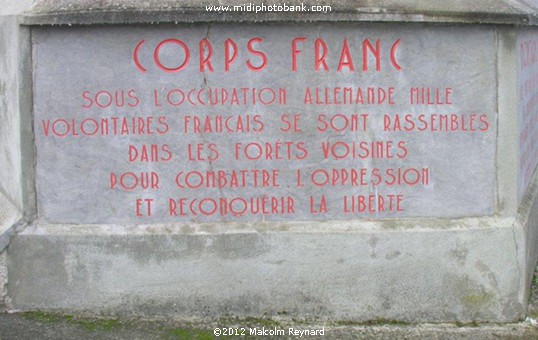 Montagne Noire  - Resistance Memorial - "Fontbruno"