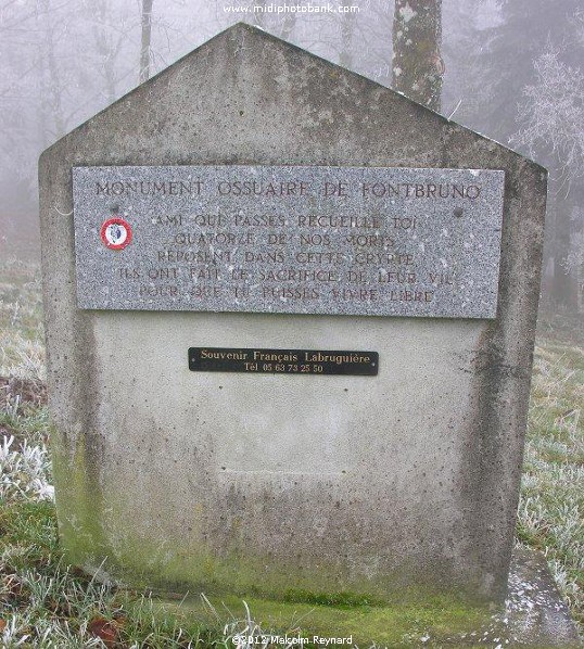Montagne Noire - Resistance Memorial - "Fontbruno" 