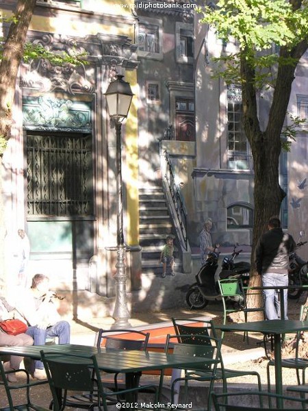 A nice quiet Square in Montpellier