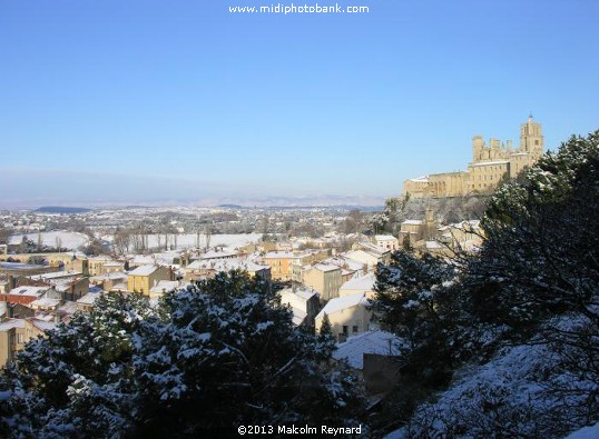 Snow in Béziers !